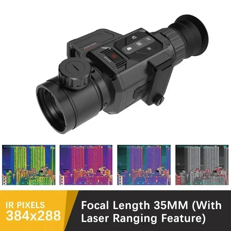 Hunting Thermal Imaging Scope - Wärmebild-Nachtsichtgerät-Teleskop 384 x 288 (50 Hz),
