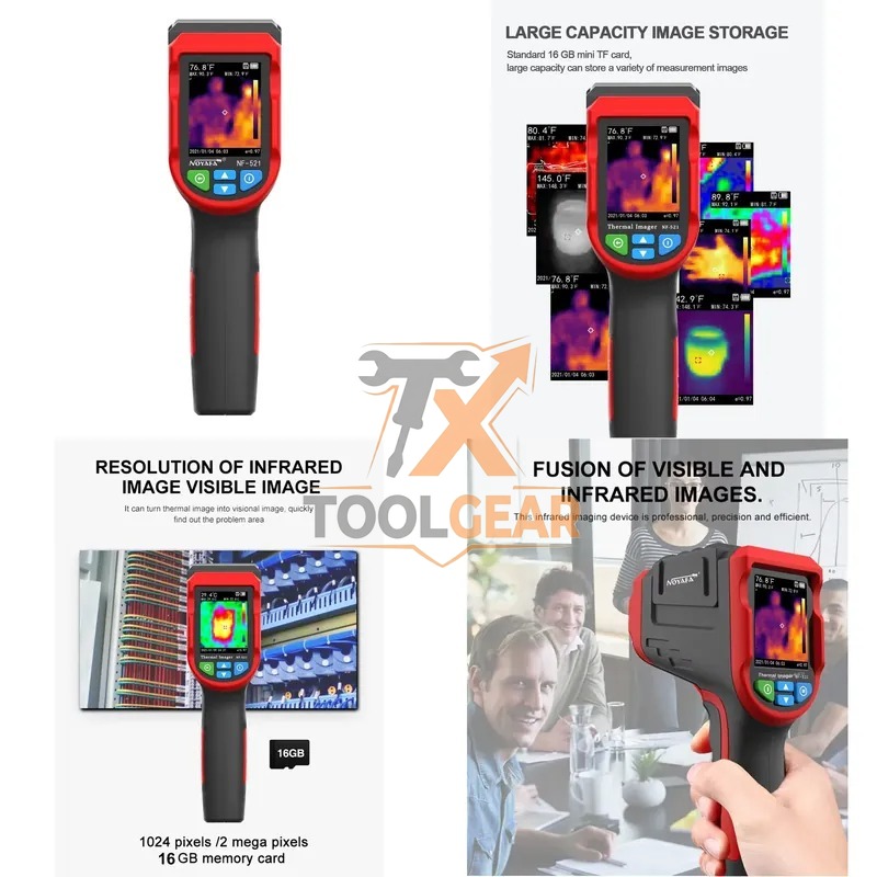 Nf 521 Thermal Imaging Camera - 2026 Bestseller* NOYAFA Wärmebildkamera NF-521 Netzwerk-Wärmebildkameras