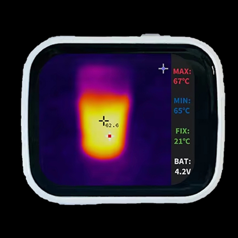 Underfloor Heating Thermal Detector - B62B Mini-Taschen-Wärmebildkamera 320x240 Touchscreen, Nachtsicht für